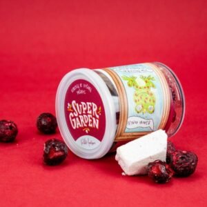 Freeze dried cherries and coconut mix